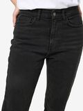Noisy May NMMONI HIGH WAISTED CROPPED STRAIGHT FIT JEANS, Black Denim, highres - 27021112_BlackDenim_006.jpg