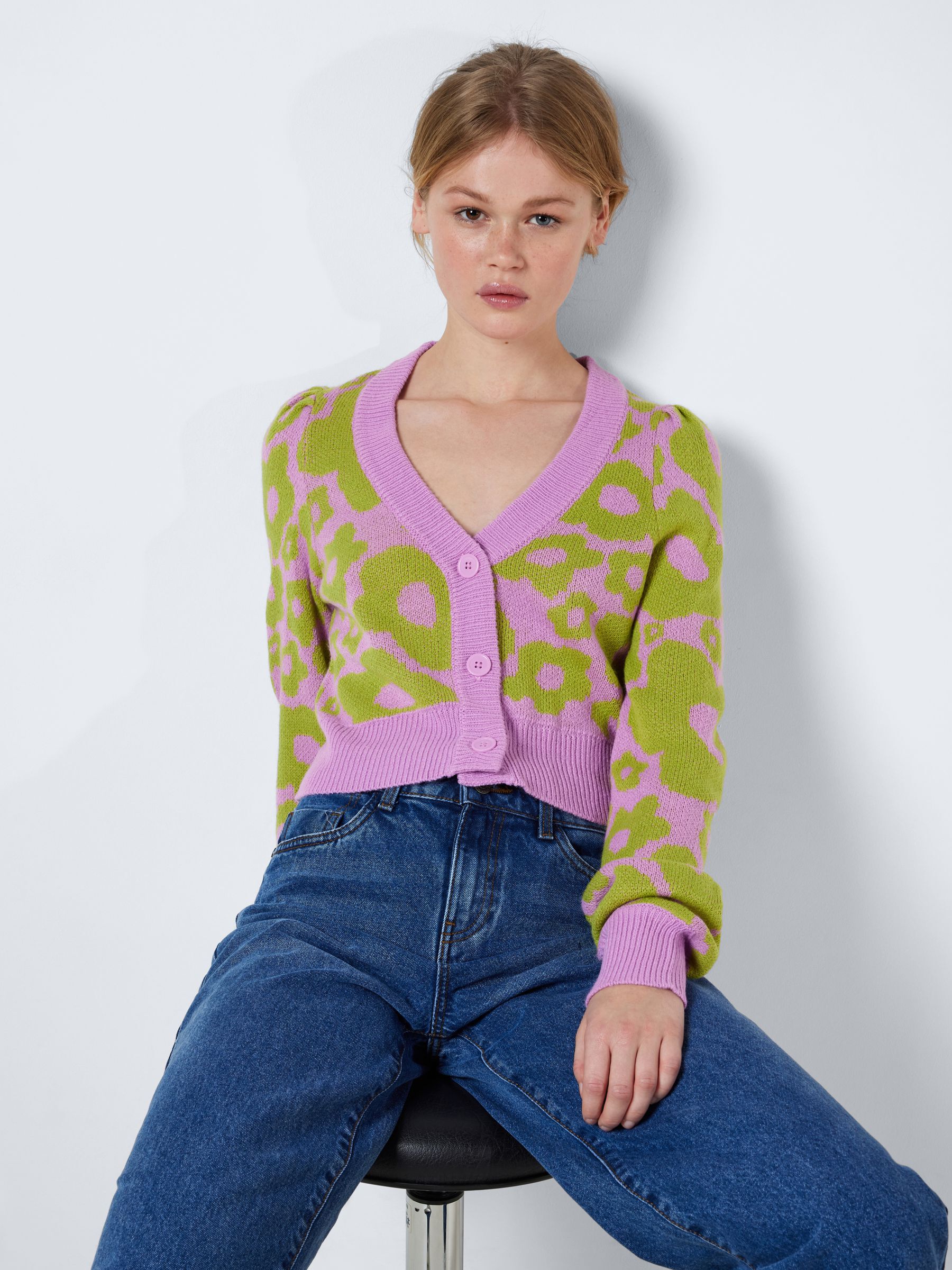 Colourful cardigan clearance