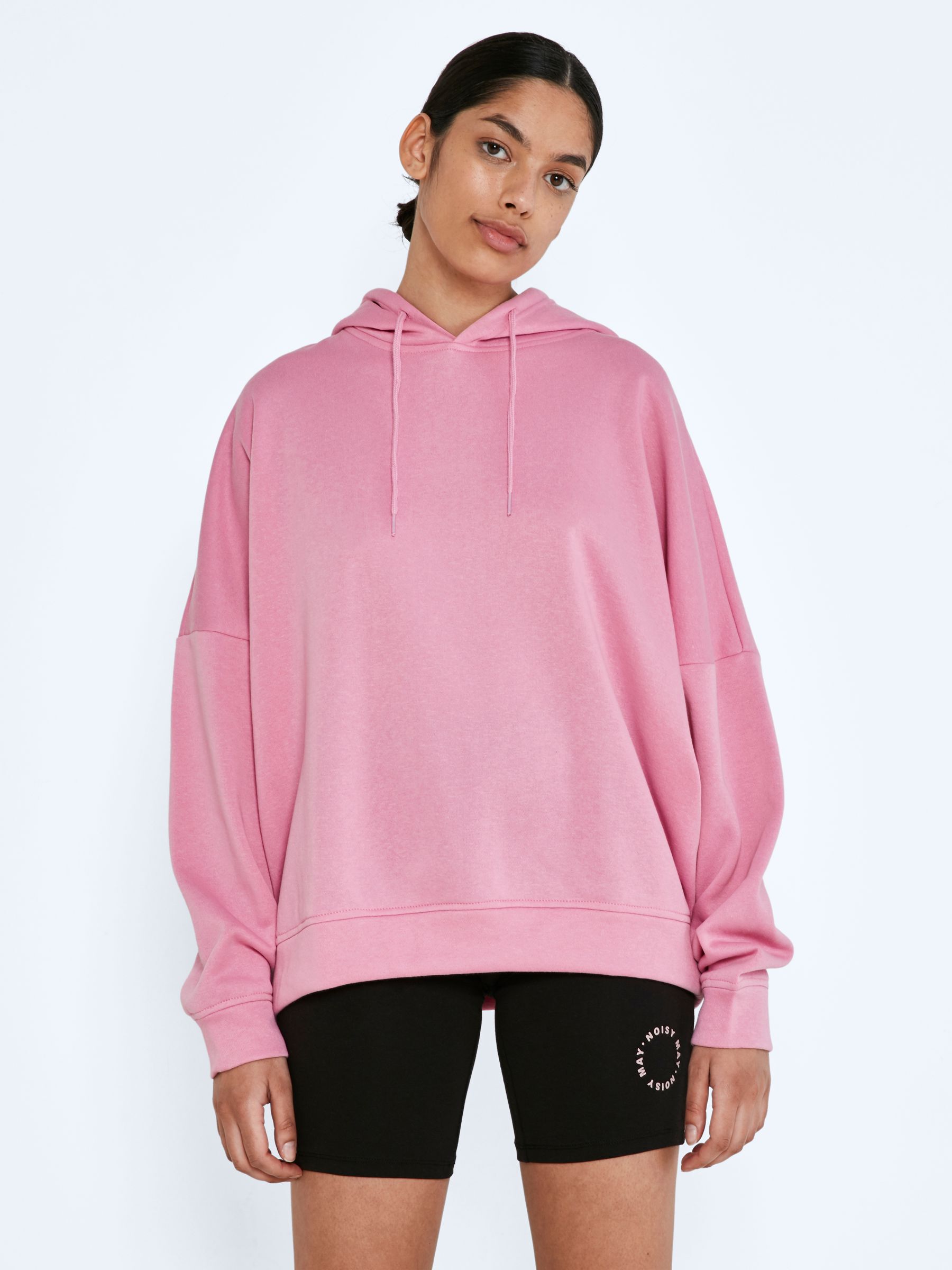 Pink oversize sweatshirt sales