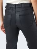 Noisy May NMMONI CROPPED COATED STRAIGHT FIT JEANS, Black, highres - 27026663_Black_008.jpg