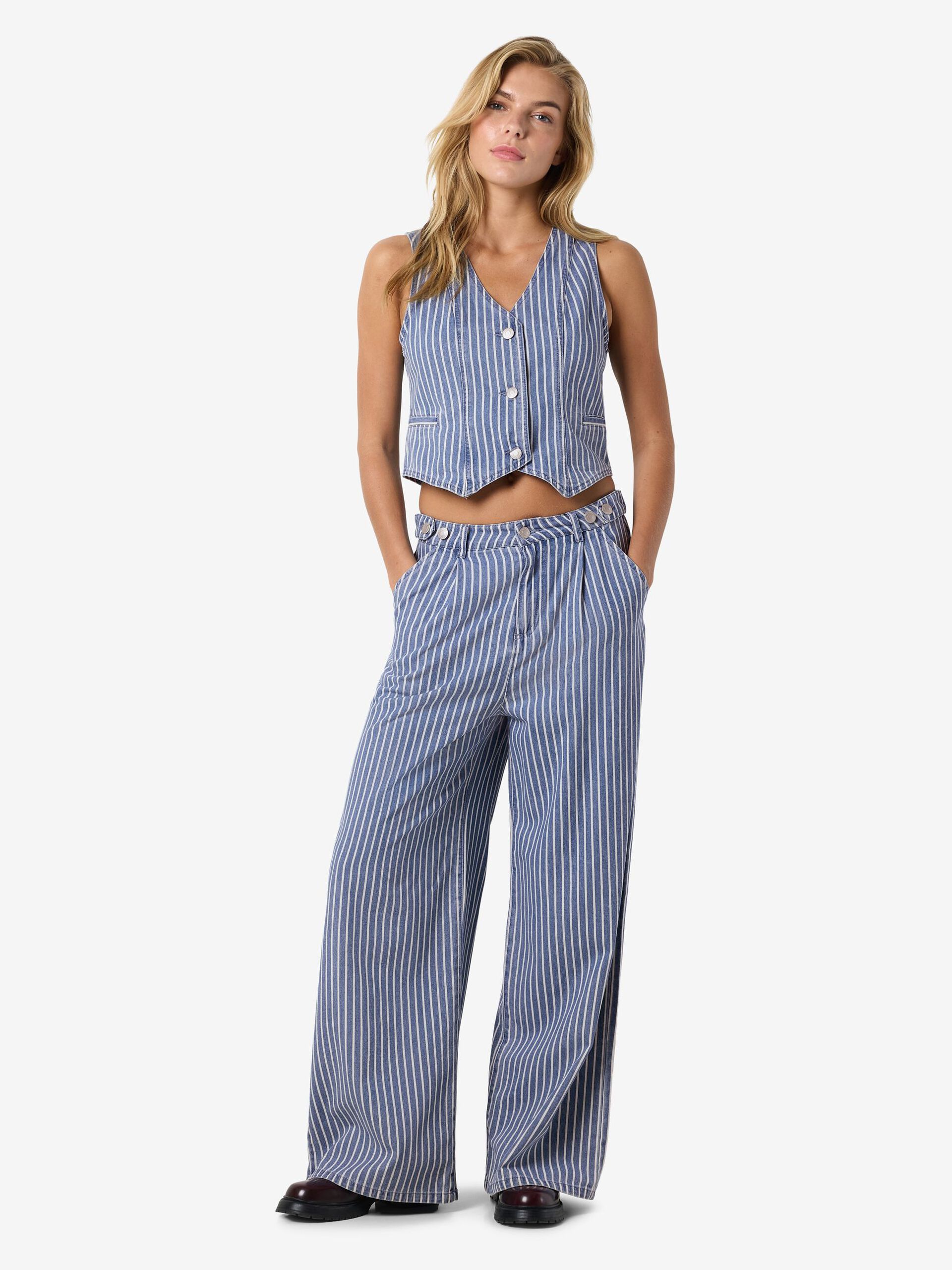 Carousel image - LIITURAITAISET TOPPALIIVI, Medium Blue Denim | 4