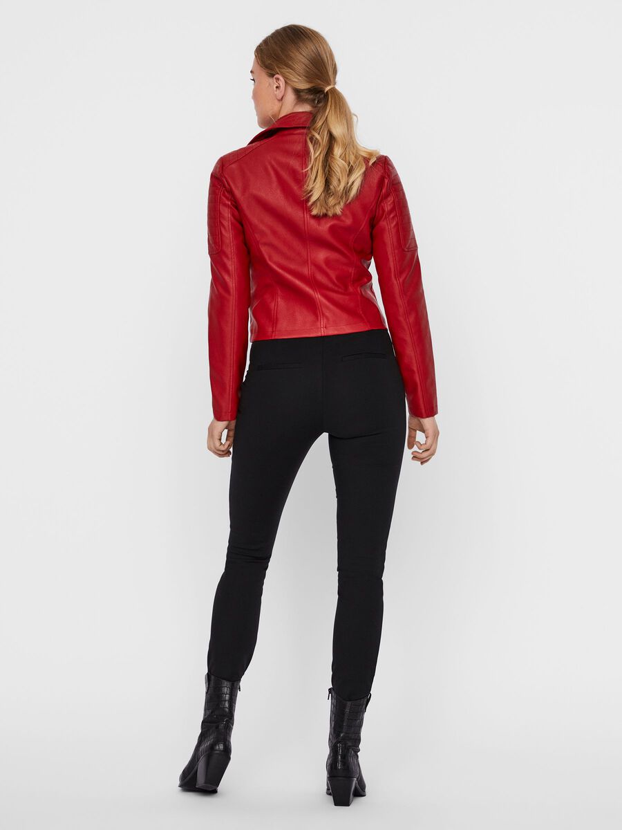 Noisy May LEATHER-LOOK JACKET, Haute Red, highres - 27000695_HauteRed_771417_004.jpg