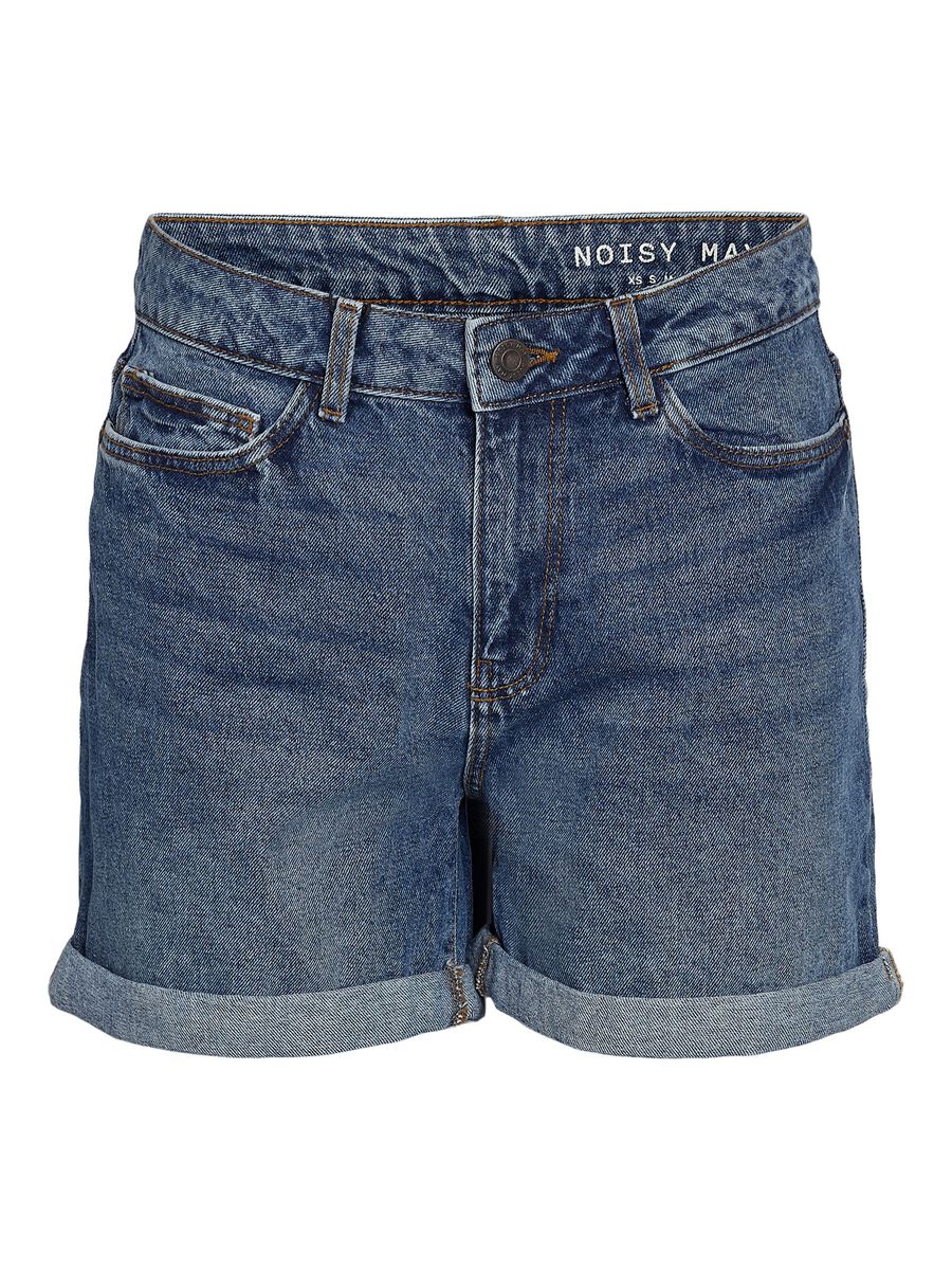 Carousel image - NORMAL WAIST DENIM SHORTS, Medium Blue Denim | 2