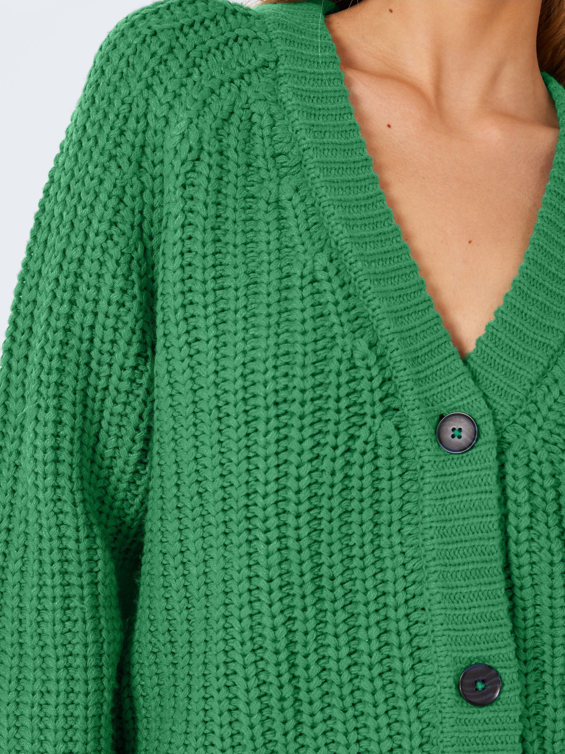 Emerald green cardigan top