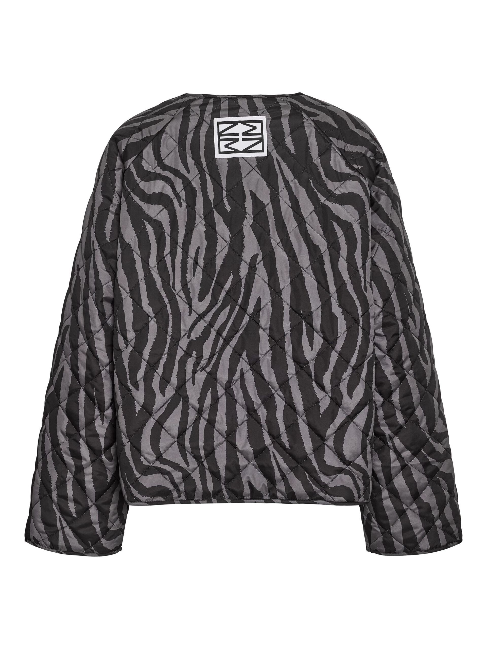 Carousel image - QUILTED JACKET, Charcoal Gray | 7