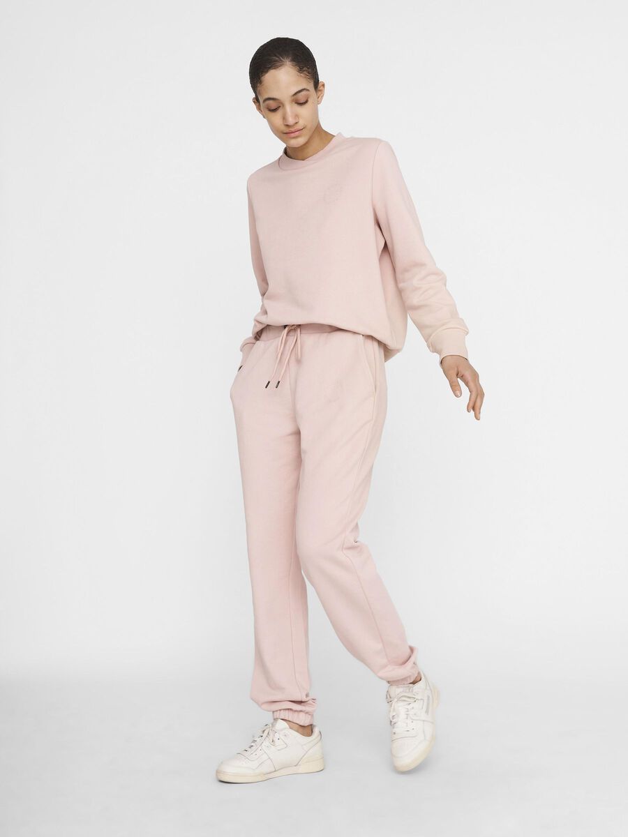 NMLUPA LOGO SWEATPANTS, Sepia Rose, highres