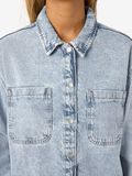 Product image thumbnail - KOSZULA JEANSOWA KURTKA, Light Blue Denim | 5
