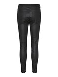 Noisy May NMLUCY NORMAL WAIST COATED TROUSERS, Black, highres - 27012453_Black_002.jpg