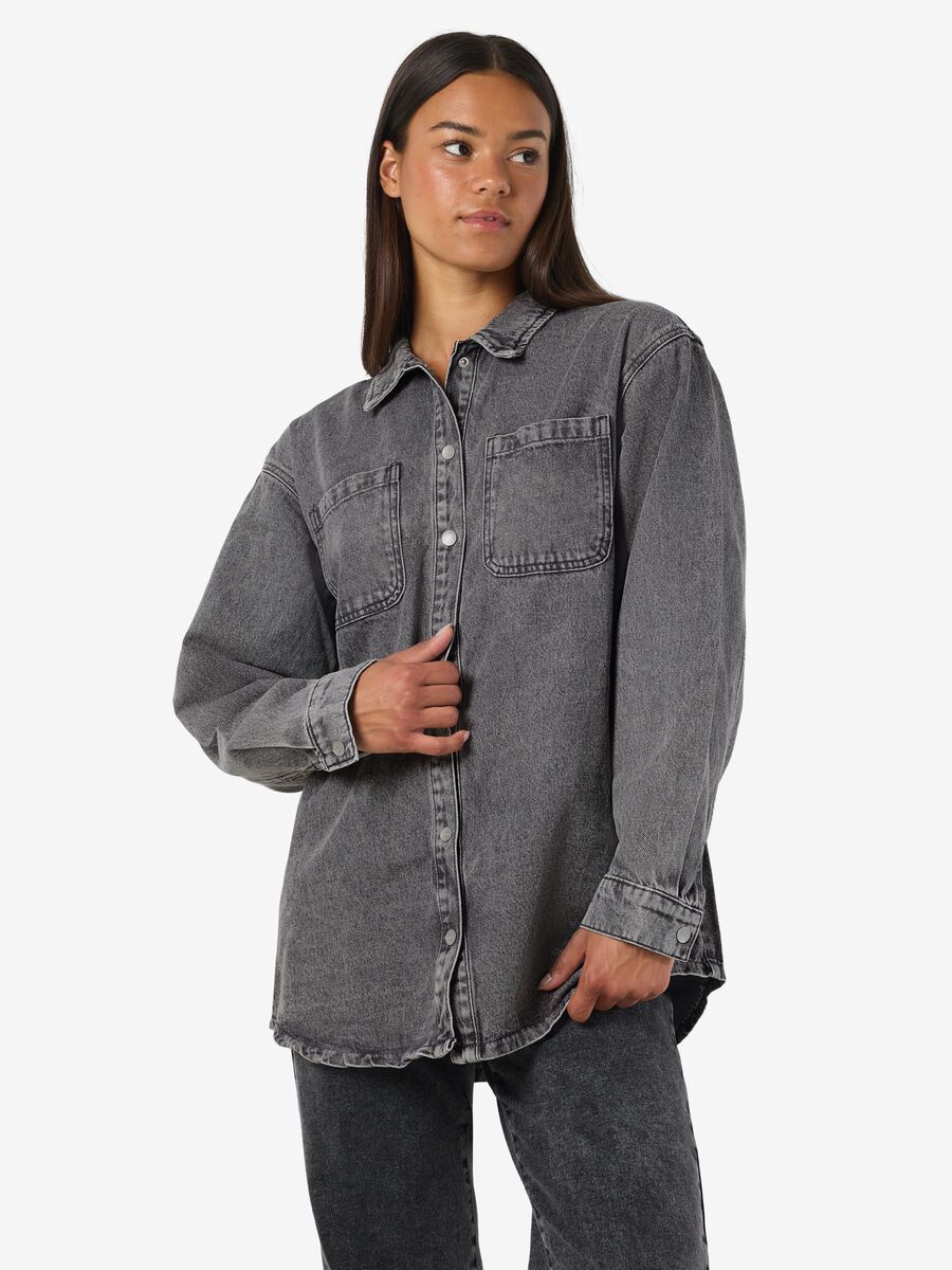 Product carousel image - FARKKUKANKAINEN PAITATAKKI, Medium Grey Denim | 1