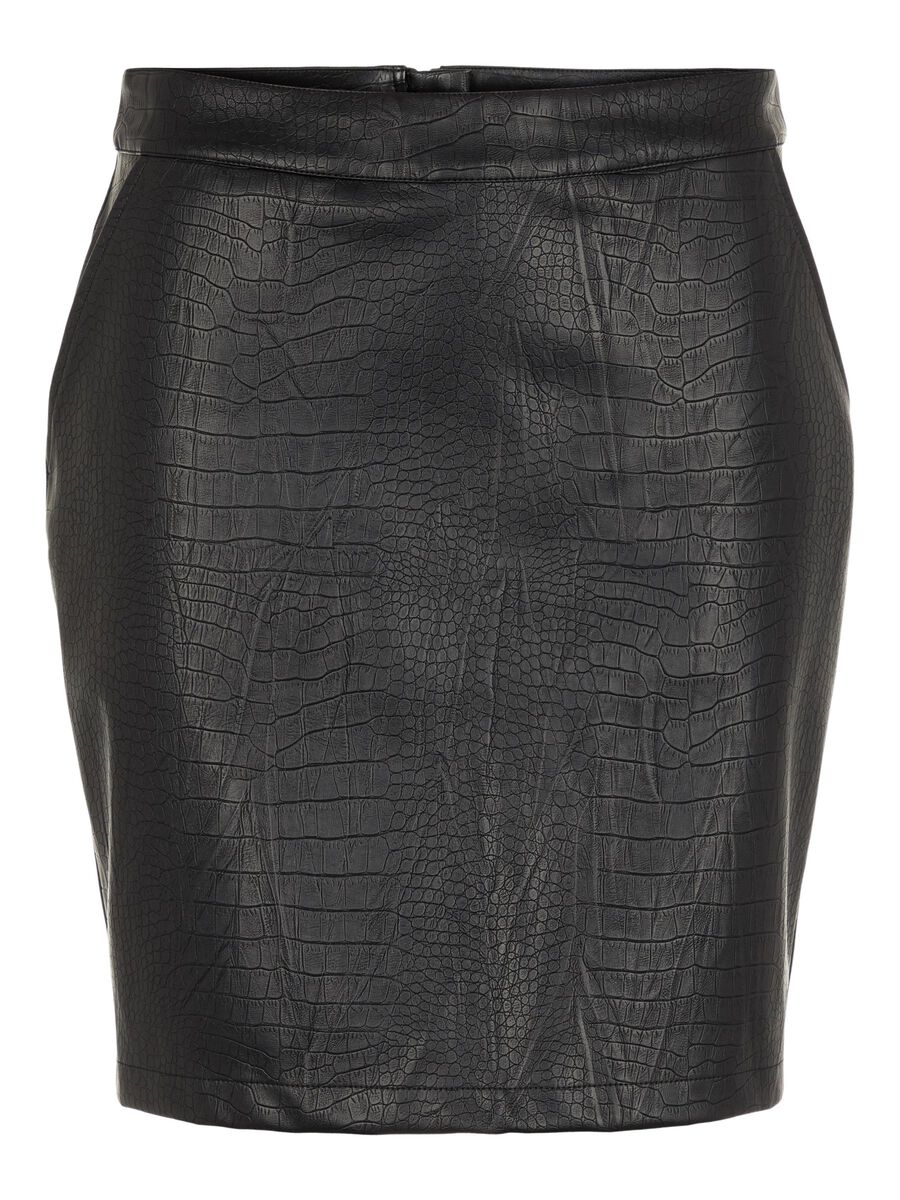 Noisy May KROKODILLE NORMAL WAIST NEDERDEL, Black, highres - 27010665_Black_001.jpg
