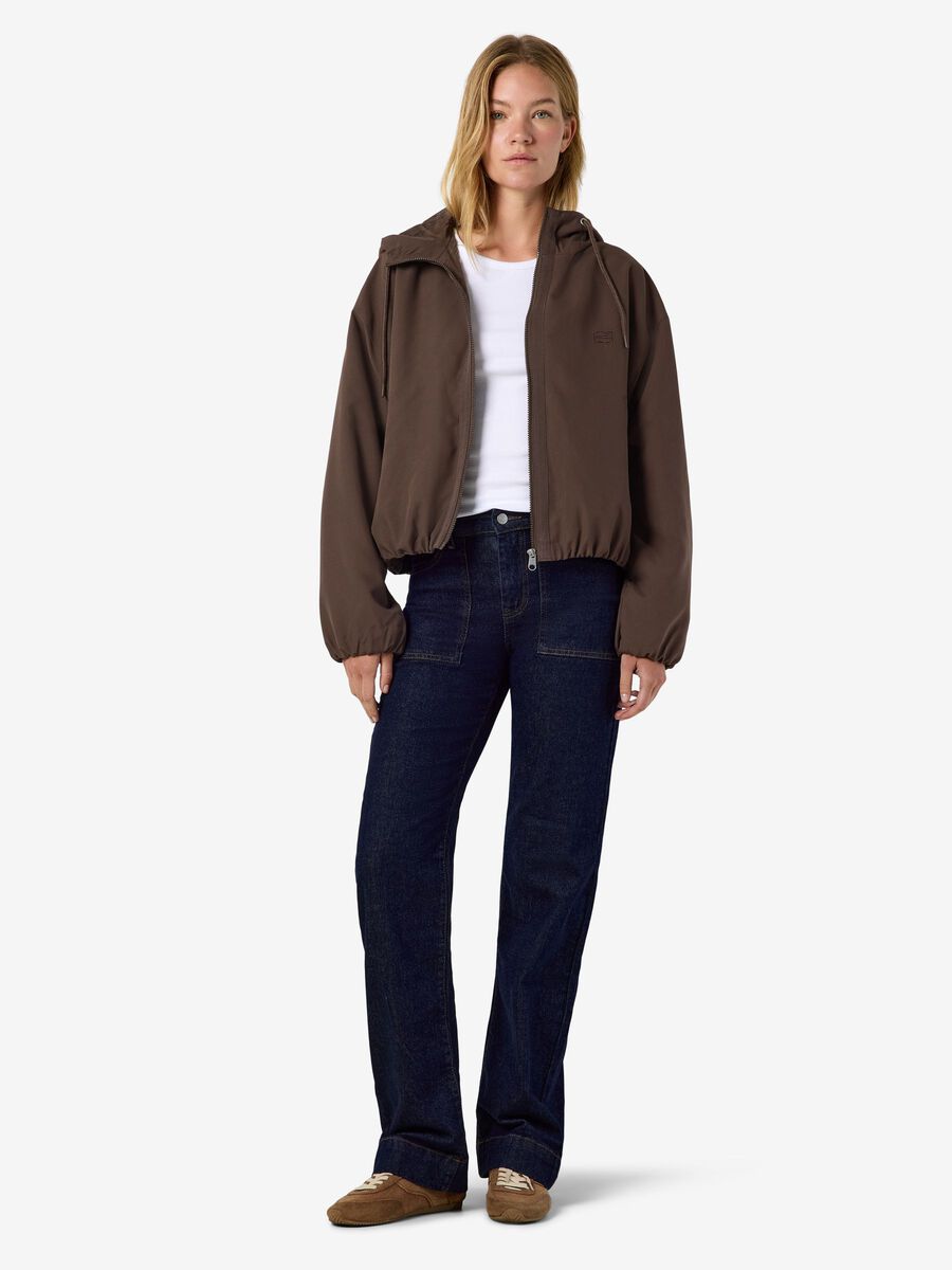 Carousel image 4 NMELINA JACKE MIT KAPUZE, Chocolate Brown