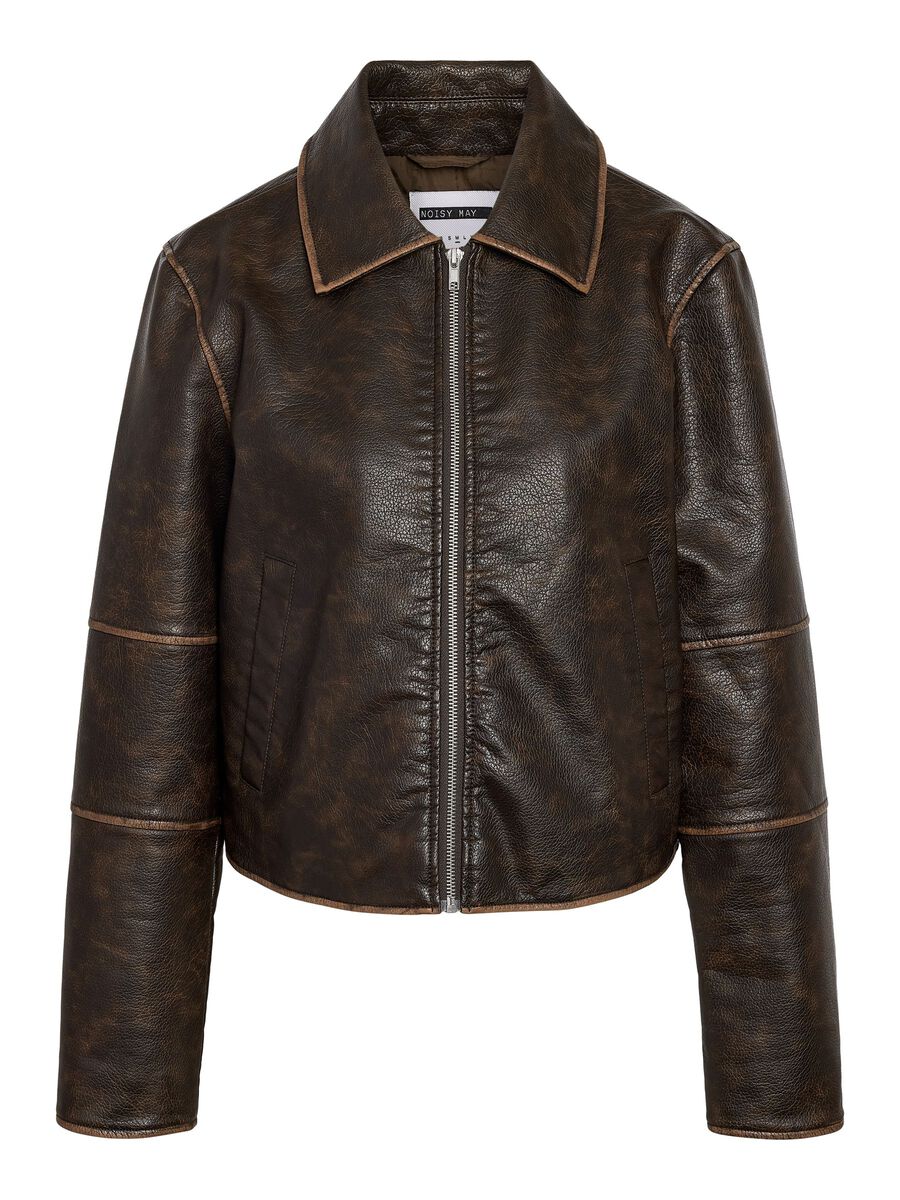 Carousel image - GIACCA IN SIMILPELLE, Demitasse | 1