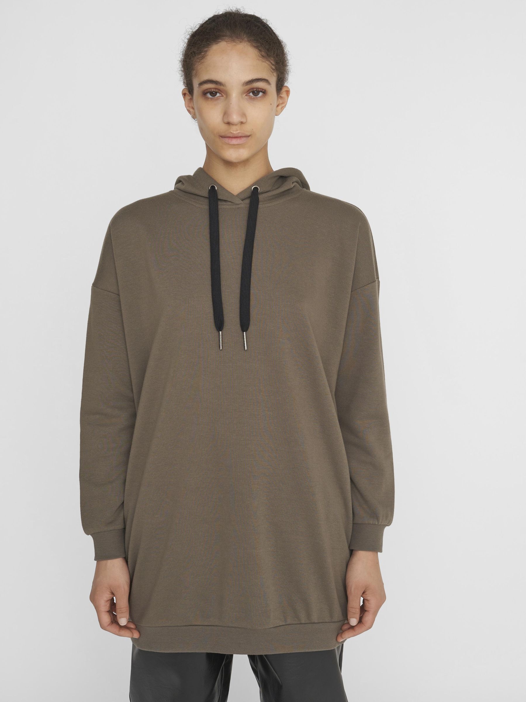 HOODIE DRESS Green NOISY MAY