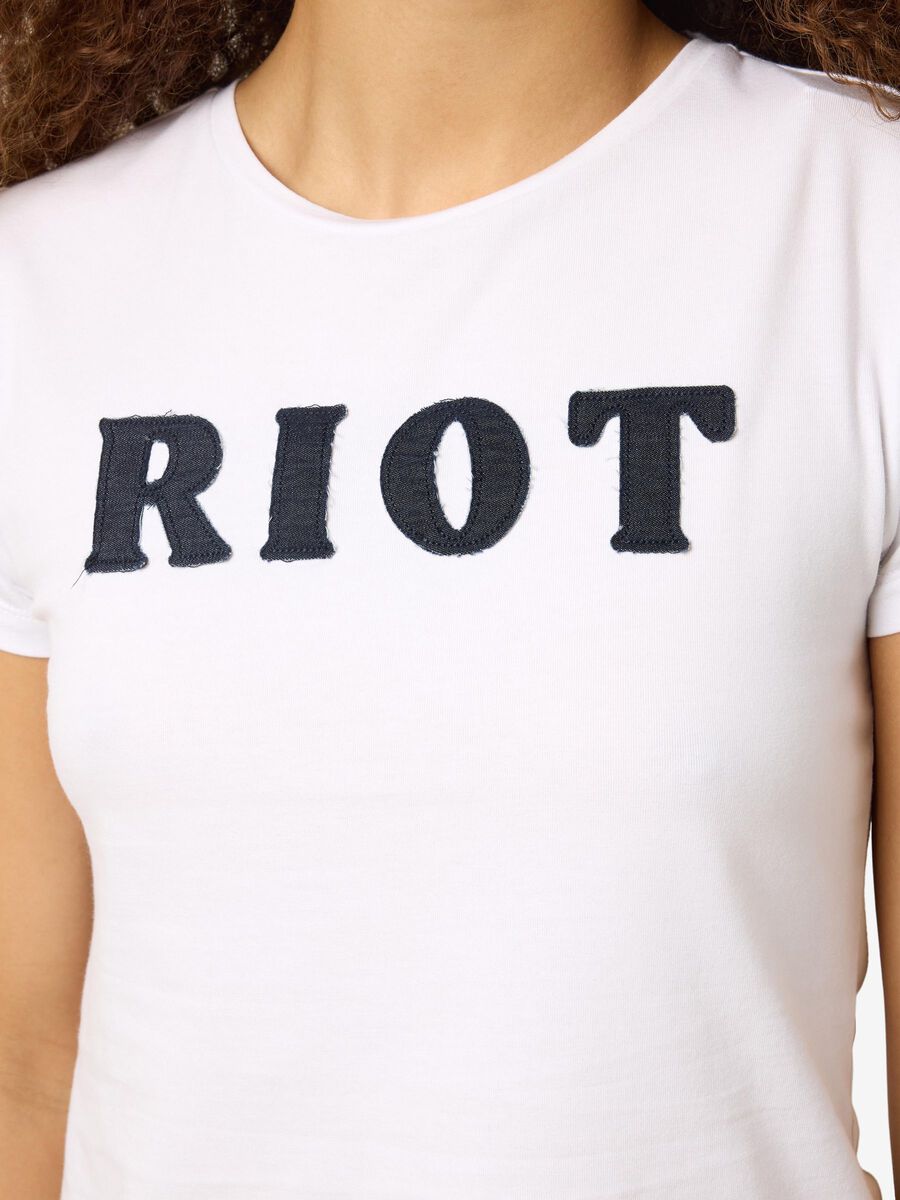 Carousel image - MED TRYCK T-SHIRT, Bright White | 5