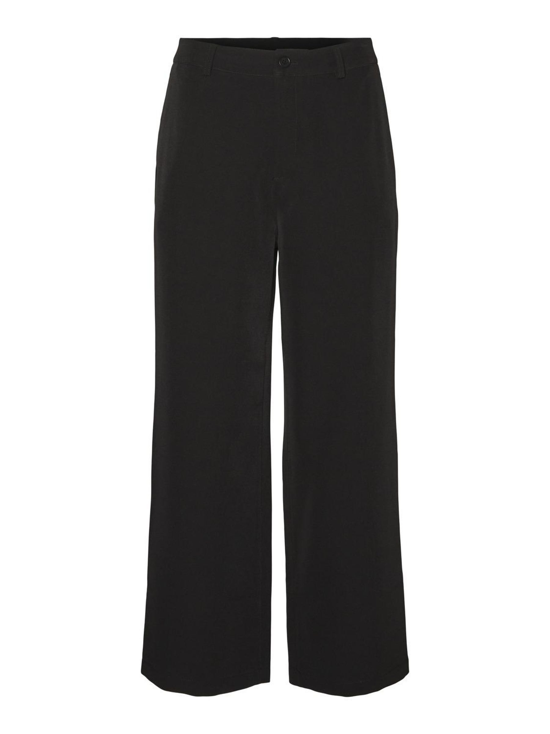 Black wide leg ankle pants cheap