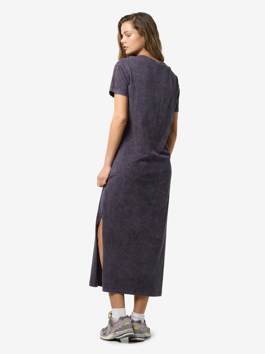Carousel image - NMBRANDY KORTÄRMAD KLÄNNING, Obsidian | 3