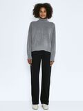 Noisy May ROLL NECK KNITTED PULLOVER, Medium Grey Melange, highres - 27012454_MediumGreyMelange_004.jpg