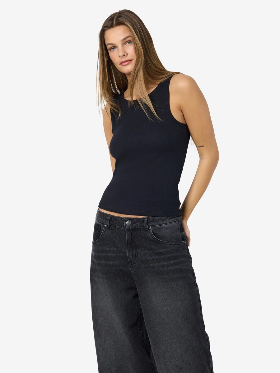 Noisy May NMMAYA TANKTOP, Black, highres - 27033135_Black_007.jpg