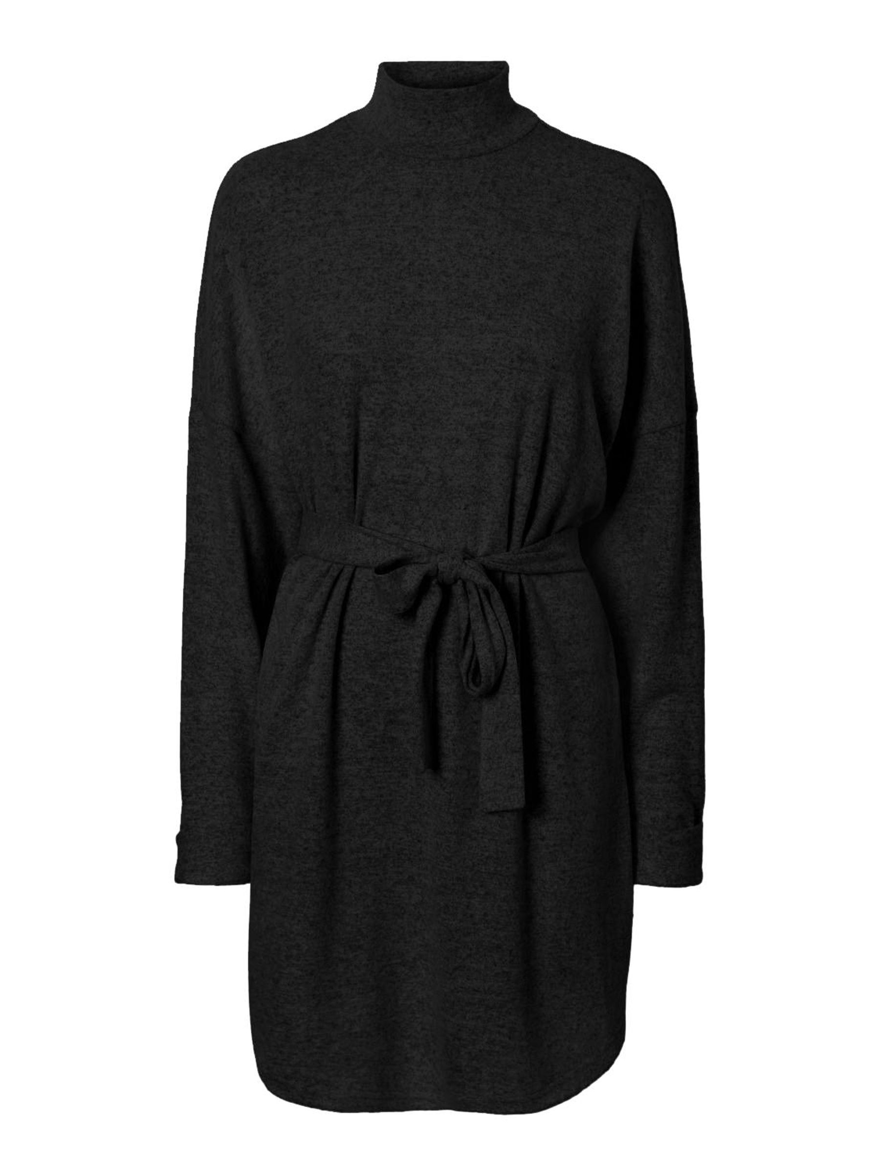 SHORT LONG SLEEVED DRESS Black NOISY MAY