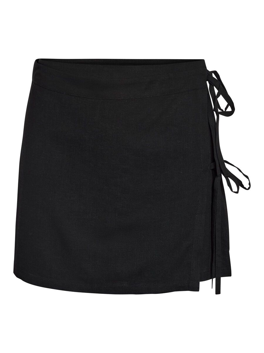 Carousel image - NMLEILANI BINDEVERSCHLUSS MINIROCK, Black | 1