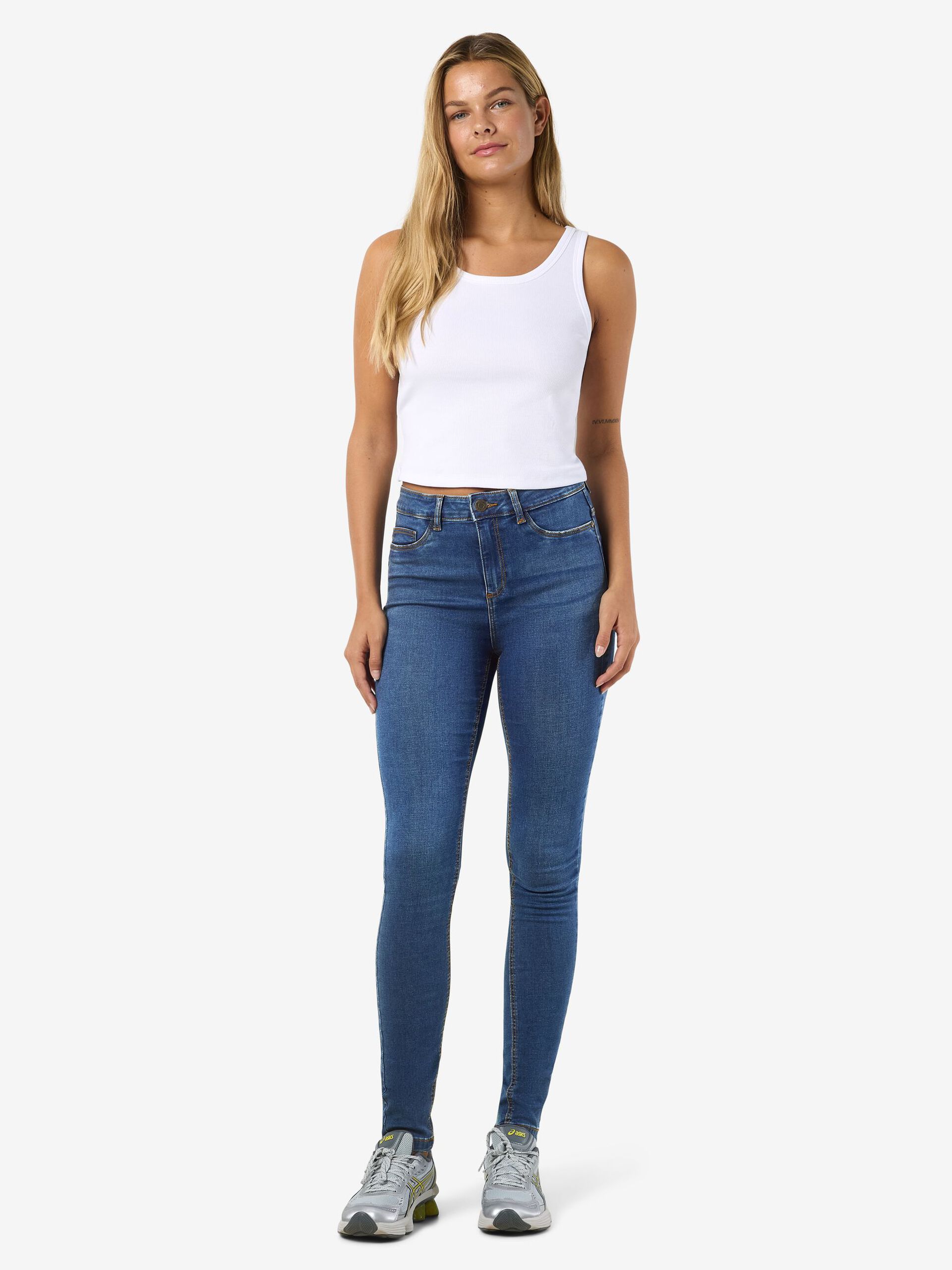 Carousel image - NMCALLIE SKINNY FIT-JEANS, Medium Blue Denim | 7