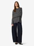 Product image thumbnail - STRIPED PULLOVER, Black | 4