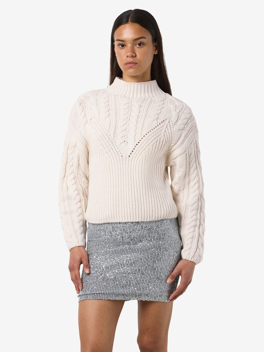Product tile image - CABLE KNIT JUMPER, Eggnog | 27035651_Eggnog