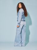 Product image thumbnail - NMNELLIE  WIDE LEG JEANS, Light Blue Denim | 3