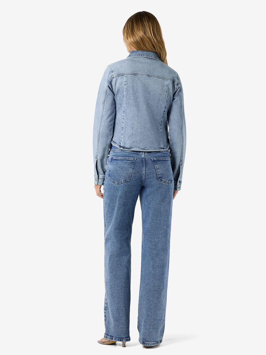 Carousel image 3 NMGINA JEANSHEMD, Light Blue Denim