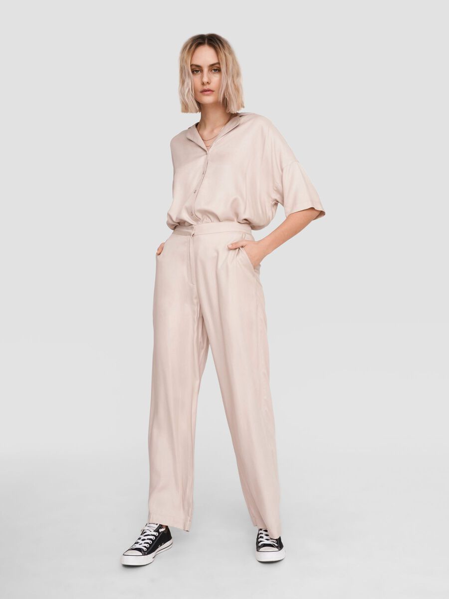 LOOSE FIT TROUSERS, Chateau Gray, highres