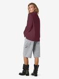 Noisy May LONG SLEEVED POLO SHIRT, Burgundy, highres - 27035658_Burgundy_005.jpg