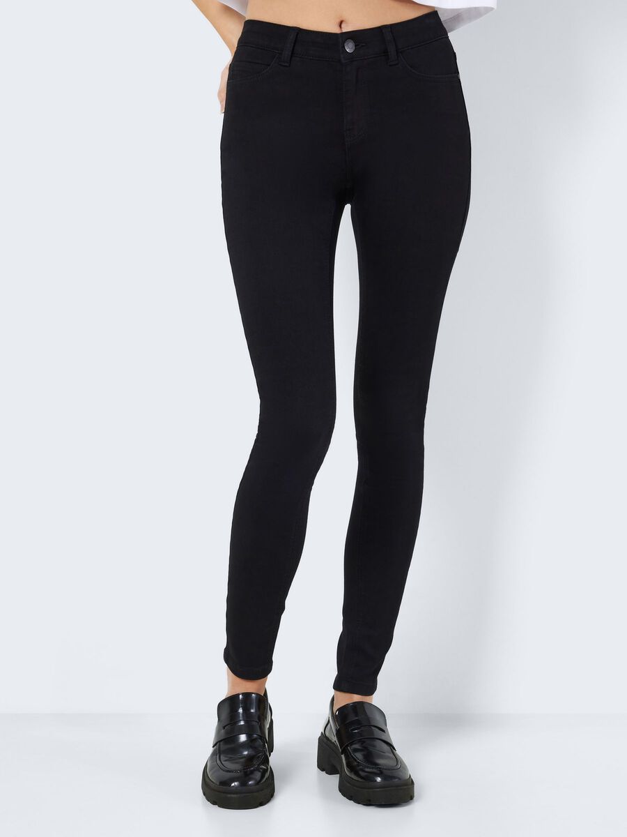 Noisy May NMBILLIE - À TAILLE CLASSIQUE JEAN SKINNY, Black, highres - 27024947_Black_003.jpg