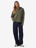 Product image thumbnail - NMCOZY FLEECE MED HALV GLIDELÅS, Kalamata | 4