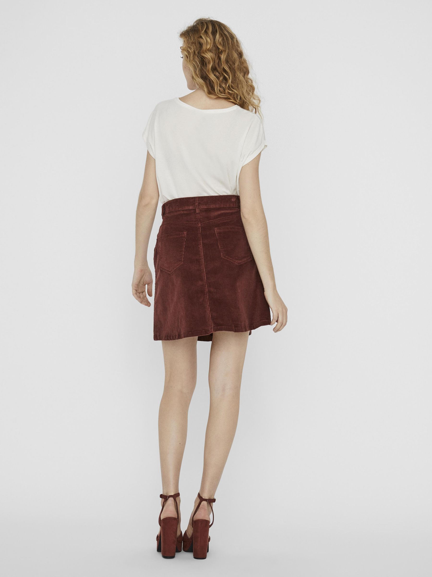 Corduroy skirt noisy may outlet