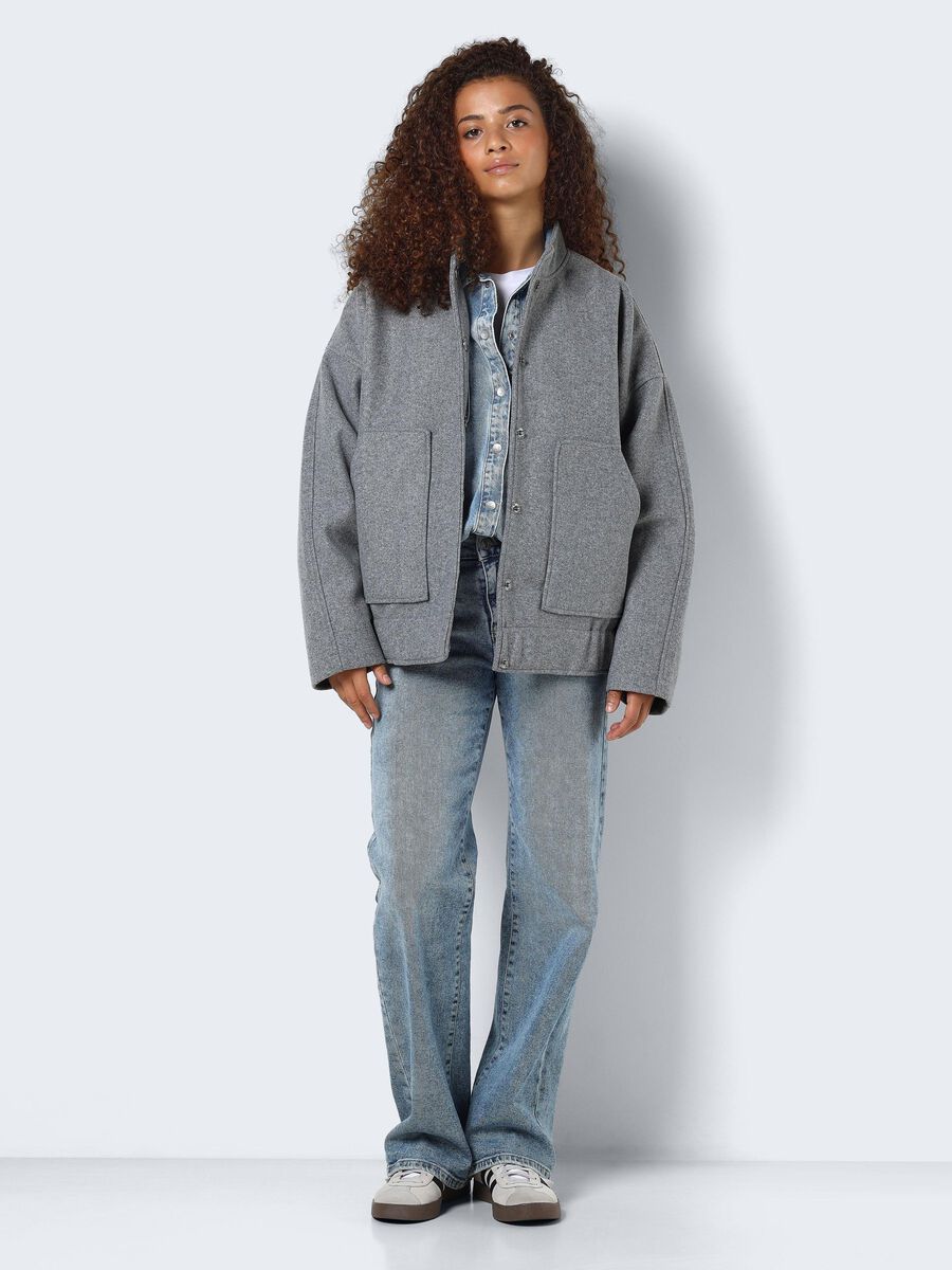 BLOUSON JACKE | Grau | NOISY MAY® 
