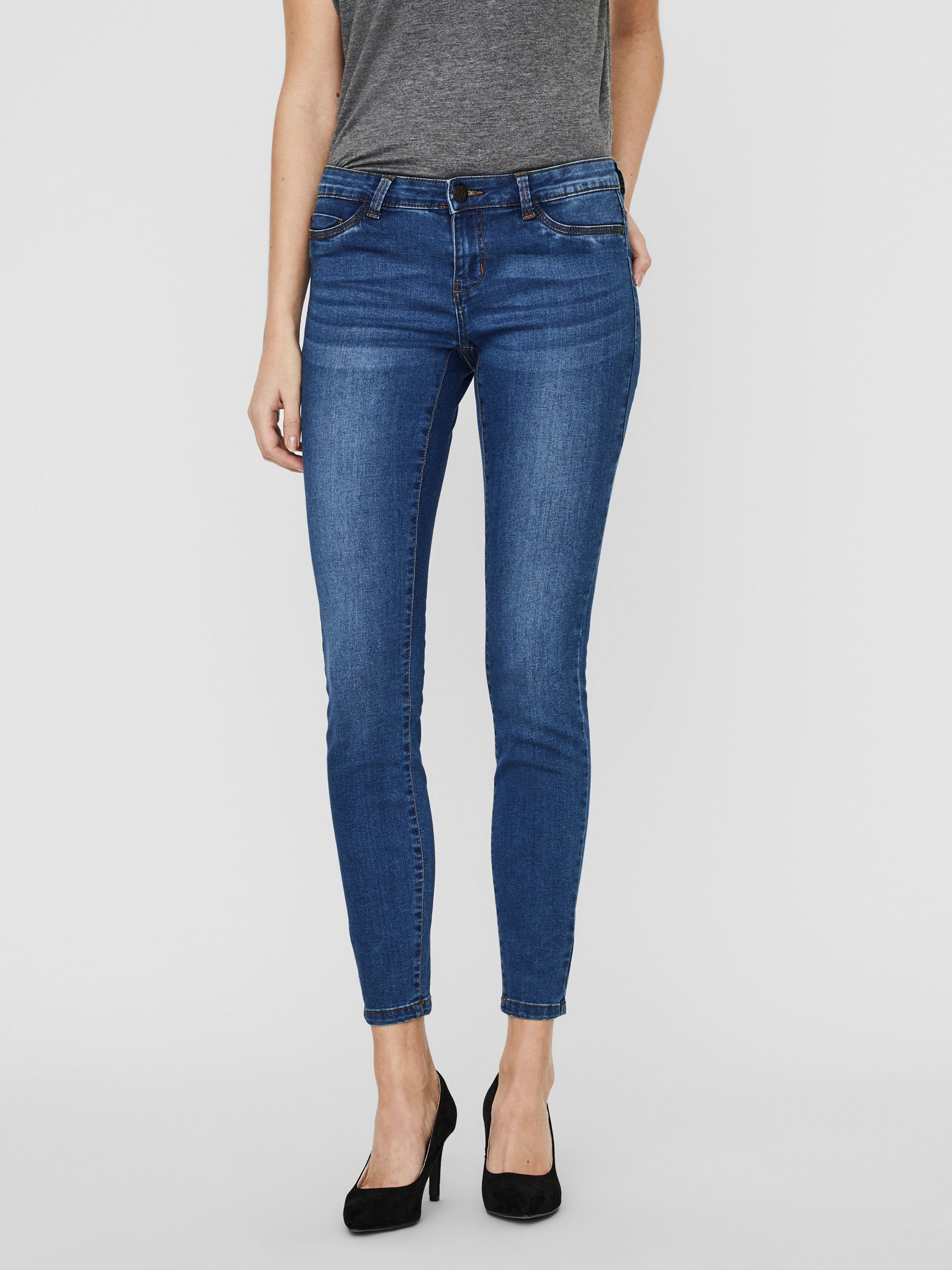 NMEVE LOW WAIST SKINNY FIT JEANS