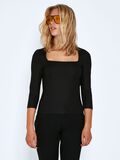 Noisy May SQUARE NECKLINE TOP, Black, highres - 27019236_Black_003.jpg