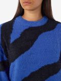 Product image thumbnail - COUPE AMPLE PULL EN MAILLE, Lapis Blue | 5