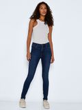 Noisy May NMCALLIE HIGH-WAIST SKINNY JEANS, Dark Blue Denim, highres - 27012749_DarkBlueDenim_004.jpg