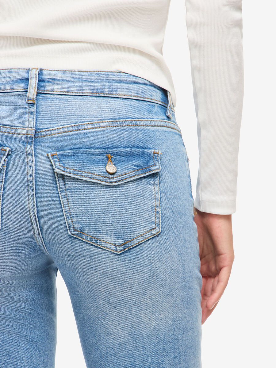 Product tile image - FLARED JEANS, Light Blue Denim | 27037532_LightBlueDenim