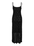 Product image thumbnail - NMLOUISE MESH MAXI JURK, Black | 7