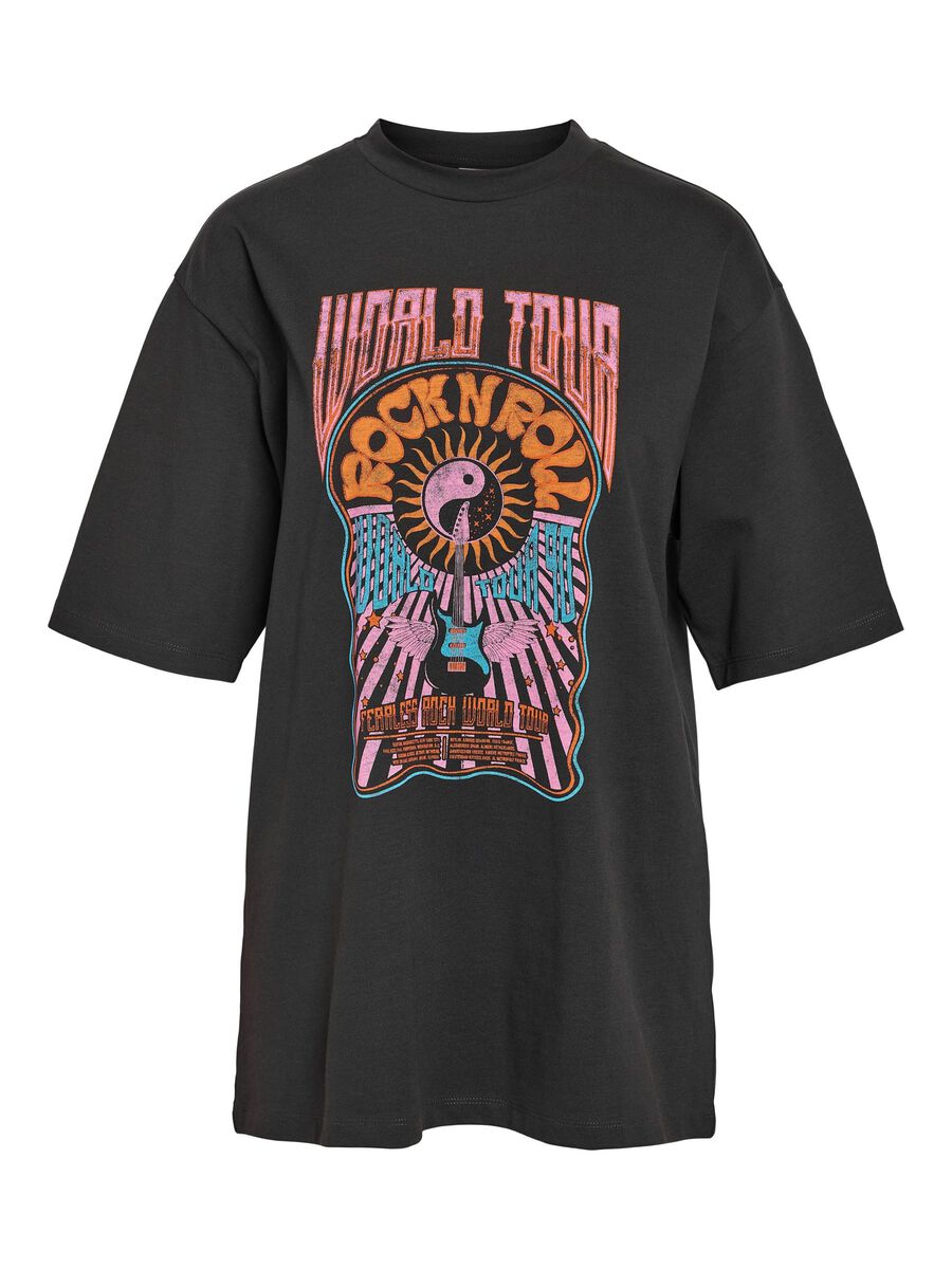 Noisy May PRINTET T-SHIRT, Obsidian, highres - 27034437_Obsidian_1189532_001.jpg