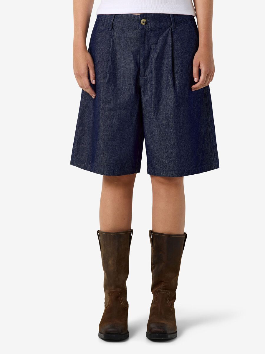 Product tile image NMDALI BERMUDA SHORTS, Dark Blue Denim 27039640_DarkBlueDenim