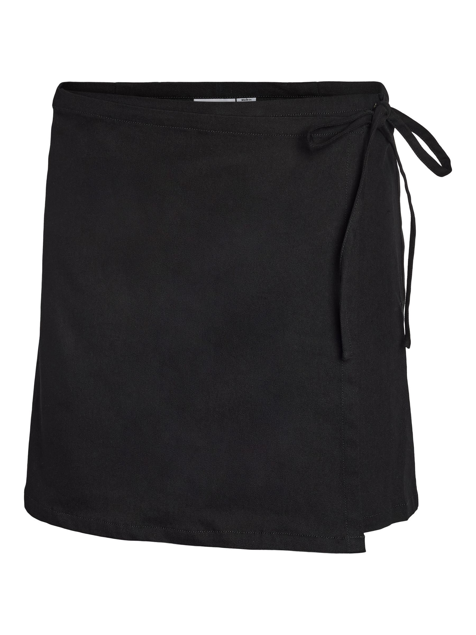 美品　HYEON　pepper mini wrap skirt　M NMNICKI MINI WRAP SKIRT | Black | NOISY MAY®