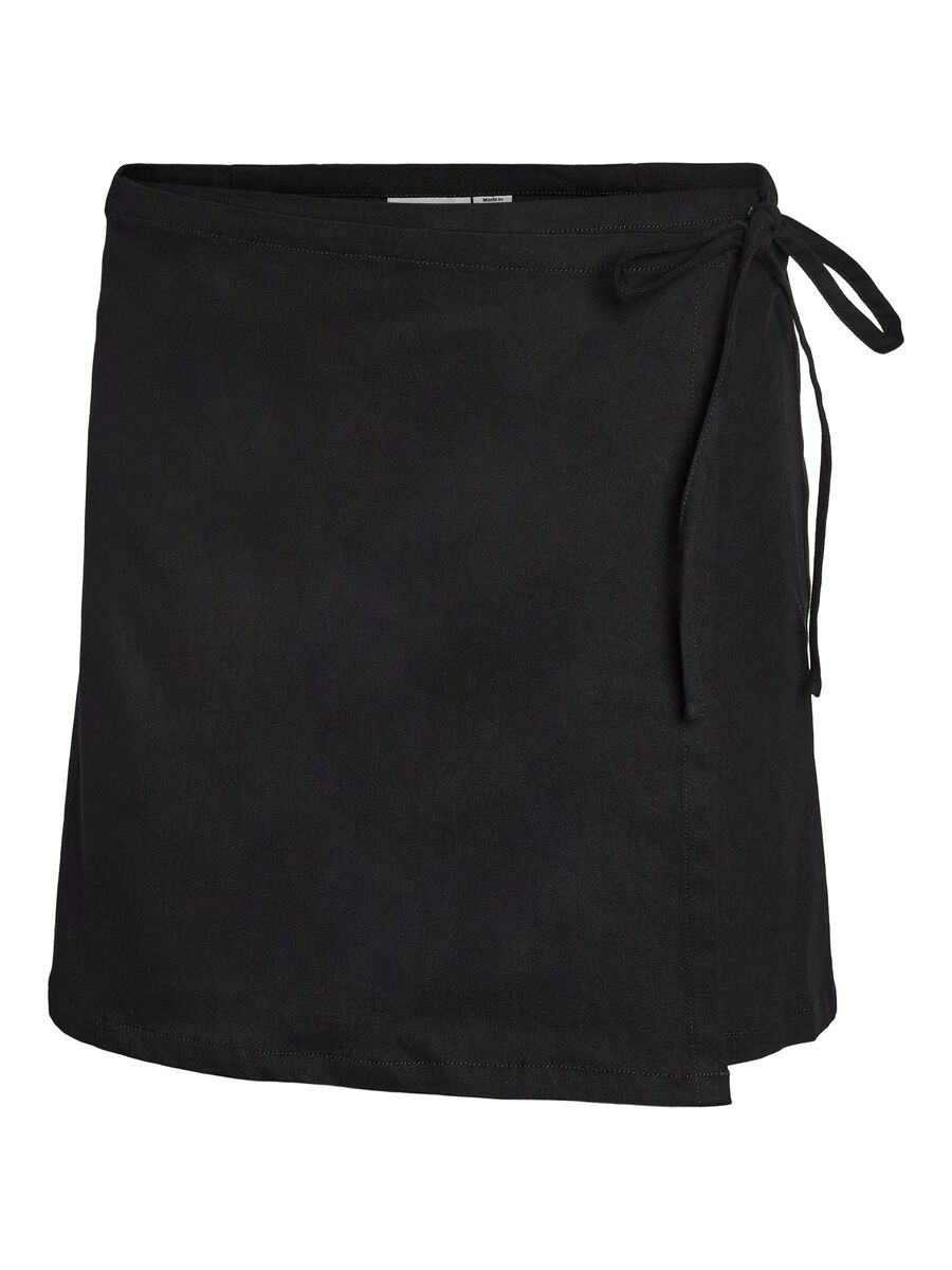 Carousel image - NMNICKI MINI WRAP SKIRT, Black | 1