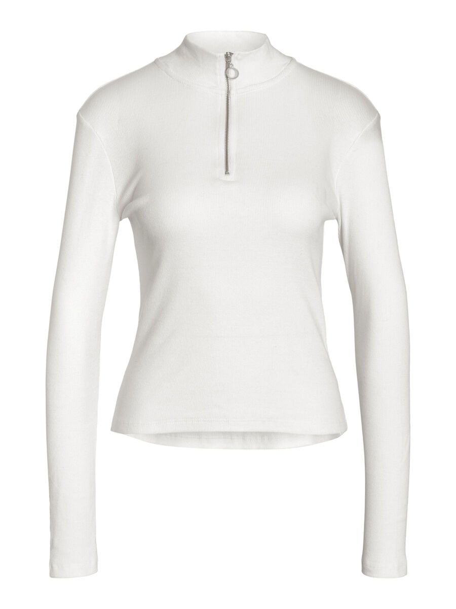 Her Praha Half zip 濃 short top whiteセットアップ