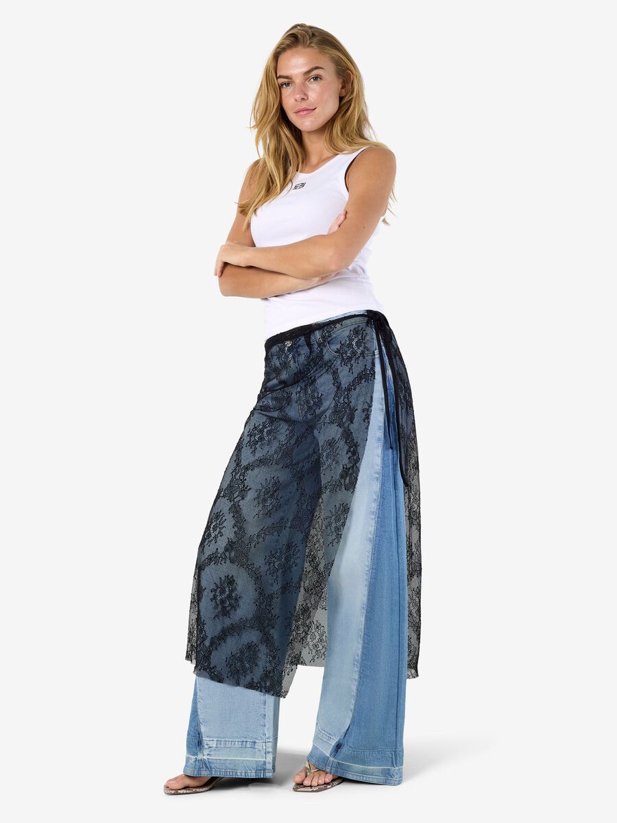 Carousel image - NMLUCIA - DENTELLE JUPE PORTEFEUILLE, Black | 6