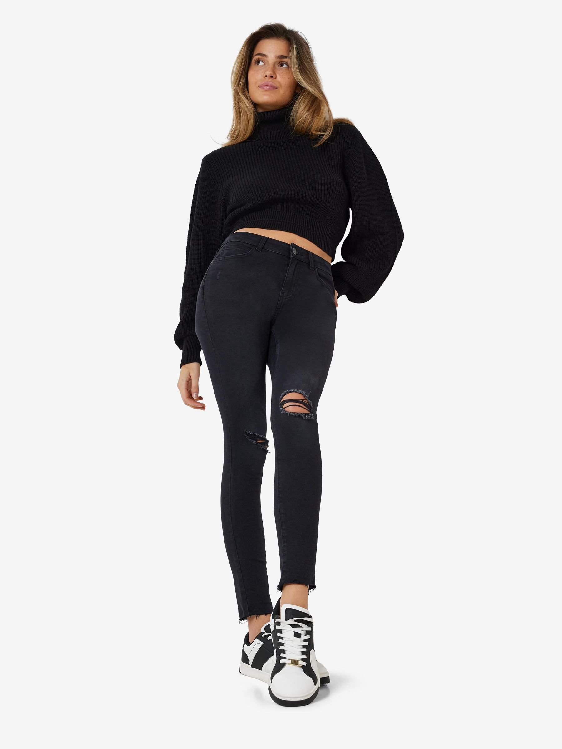 Select top ripped leggings
