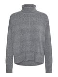 Noisy May RULLEKRAGE STRIKKET PULLOVER, Medium Grey Melange, highres - 27012454_MediumGreyMelange_001.jpg