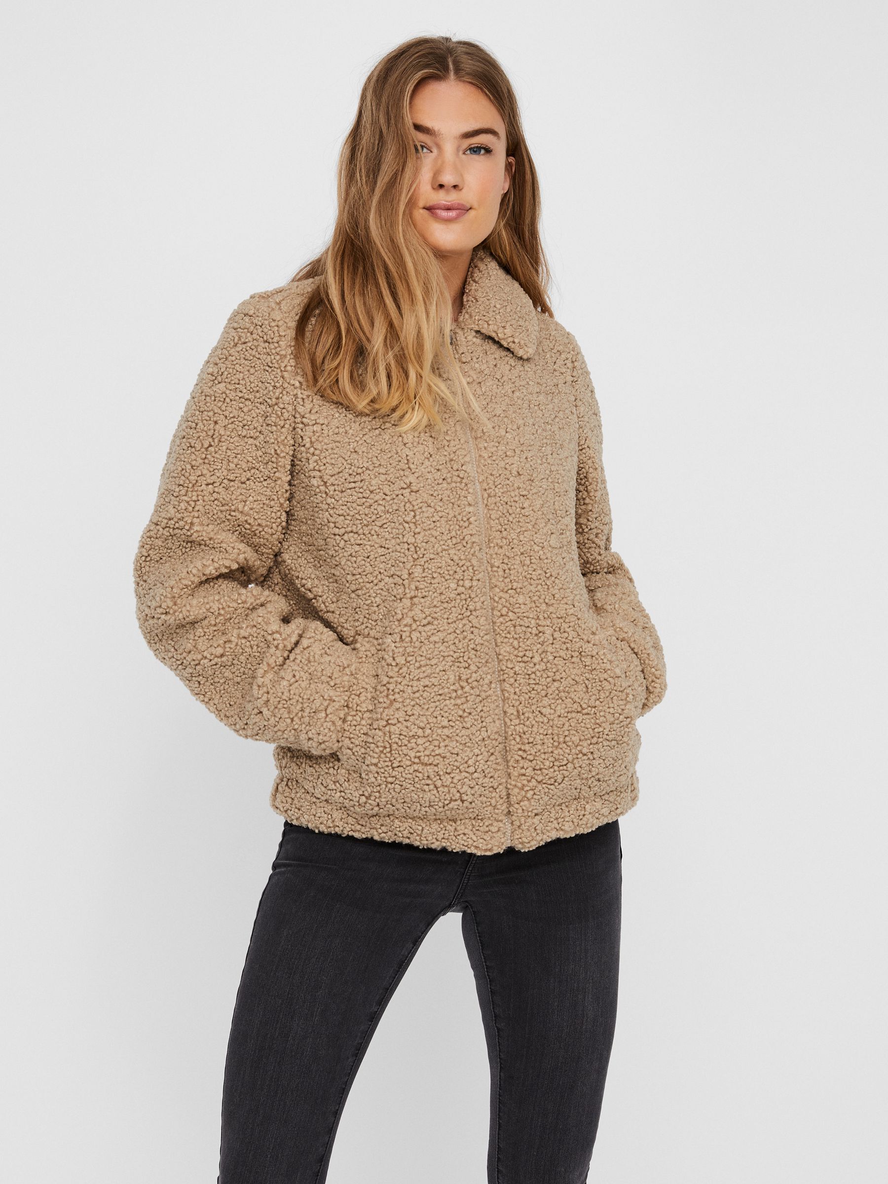 Noisy may teddy coat hotsell